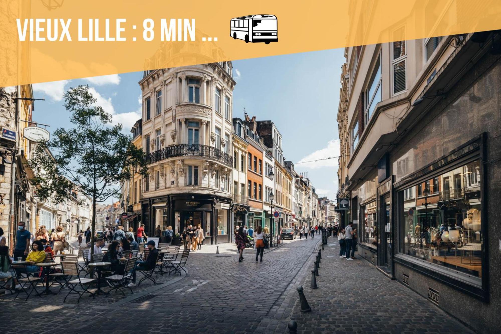 Le Design *Vieux Lille*Parking Gratuit*Fibre La Madeleine (Nord) Exterior foto